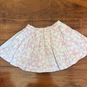 Crewcuts Pink Floral Circle Skirt